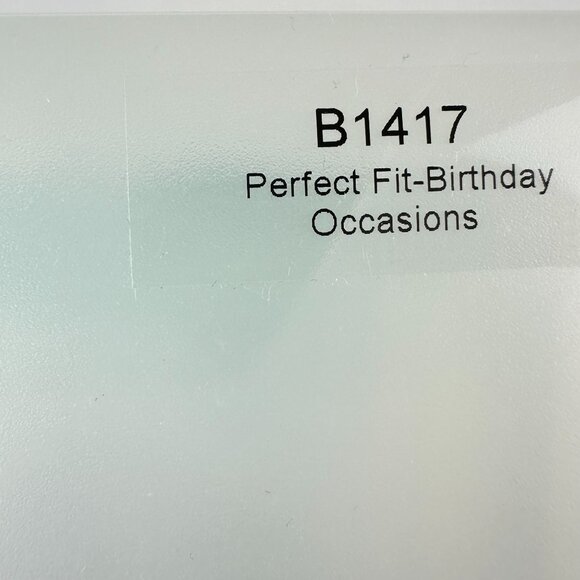 My Acrylix Stamps Perfect Fit-Birthday Occasions b1417 - Picture 3 of 3